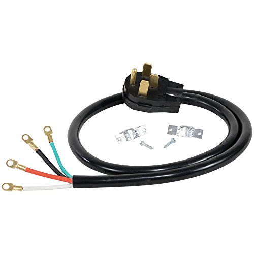 image for Certified Appliance Accessories 40-Amp Appliance Power Cord, 4 Prong R