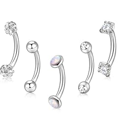 Silver/Clear CZ 5pcs 10mm