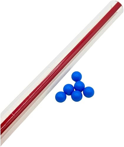 .322" Diameter Blue Gauge Glass Float Balls | Blue Float Balls for 5/8" Glass 6 Pack | Boiler Liquid Level Sight Gauge Balls