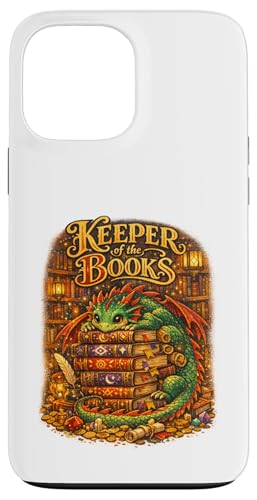 Keeper of the Books ���킢���h���S���t�@���^�W�[���C�u�����[���[�_�[�u�b�N �X�}�z�P�[�X iPhone 13 Pro Max �p