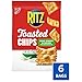 RITZ Toasted Chips Sour Cream and Onion Crackers, Party Snacks, Bulk Snacks, 6 - 8.1 oz Bags