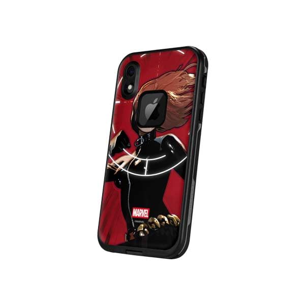 Skinit Decal Phone Skin Compatible with LifeProof Fre iPhone XR - Officially Licensed Marvel Black Widow Widowmaker Design