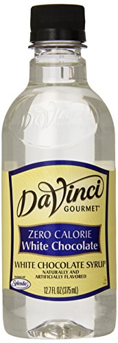 DaVinci Gourmet Zero Calorie Syrup, White Chocolate, 12.7 Ounce Bottle