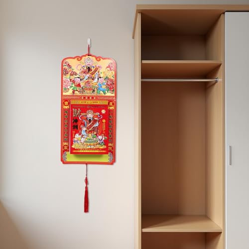 Calendario Chino 2027 Año Cabra PACKOVE Regalo Tradicional de Papel 5