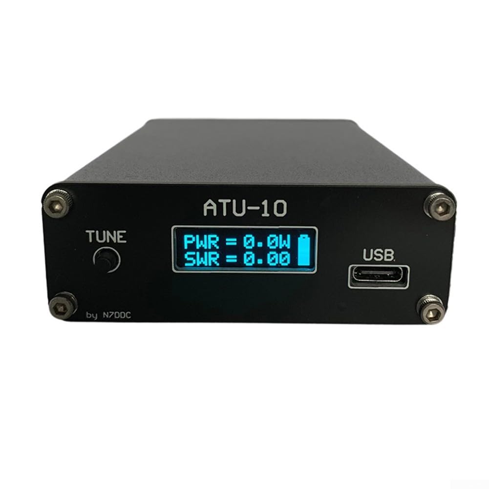 Automatischer Antennen-Tuner, ATU-10 QRP automatischer Radioantennen-Tuner mit OLED-Bildschirm, N7DDC-Entwicklungsversion 1.6