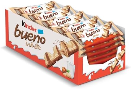 Kinder Bueno White Çikolata 39 Gr, 30 Adet — Amazon ürün görseli