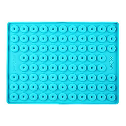Collory Medium Donut (2,8cm) Silikon Backform für Hundekekse & Hundeleckerlis, Pralinenform, Schokoladenform, Antihaftend und Lebensmittelecht (BPA-Frei)
