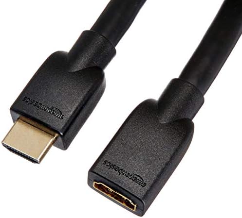 Amazon Basics High-Speed Male to Female HDMI Extension Cable - 15 Feet