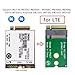 cablecc NGFF Male to Female 22x30mm to 22x42mm B-Key Extension Adapter for 2230 SSD LTE Card