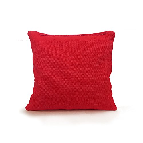 Single Replacement Standard Corn Filled Regulation Duck Cloth Cornhole Bag 17 Colors (Red)