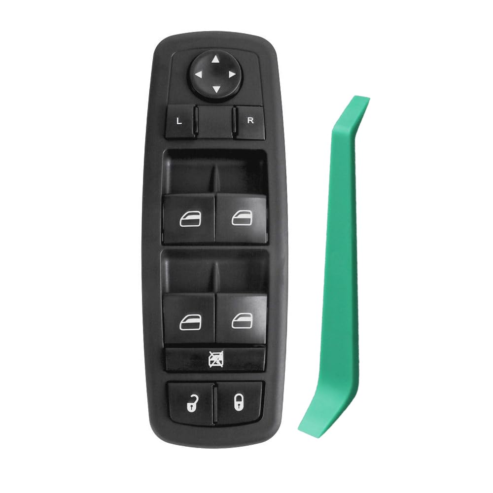 68271203AB Power Window Master Switch Front Driver Side Left Fit for Dodge Dart 2013-2016, fit for Jeep Cherokee 2014-2016, fit for Chrysler 200 2015-2016 Replace 56046553AC 68271203AA