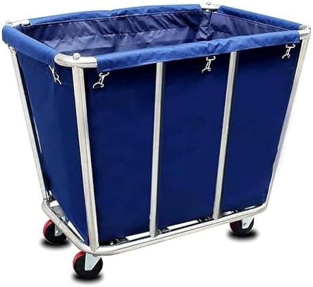 Waterproof Liner Bag Replacement for Rolling Laundry Cart, Removable Laundry Basket, Utility Cleaning Cart - Durable Ox Cloth, Ideal for Easy Laundry Transport