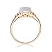 Gin & Grace 10K Rose Gold Natural Australian Opal Ring with Real Diamonds for Women Holiday Gifts | Ethically, Authentically & Organically Sourced (Oval) shaped opal hand-crafted jewelry for her