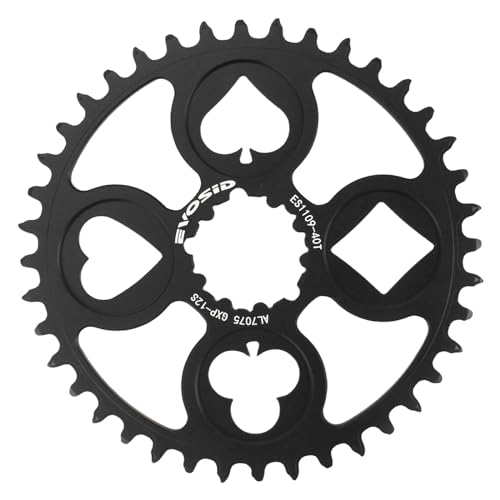 EVOSID Road Bike Chainring 40T/42T Chainwheel Offset 3mm Narrow Wide Chainring