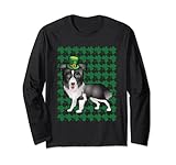 Photo Gallery husky leprechaun dog lucky shamrock st.patrick s day maglia a manica Photo Gallery husky leprechaun dog lucky shamrock st.patrick s day maglia a manica