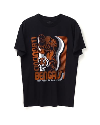 Junk Food Clothing Cincinnati Bengals Run Back Flea Market Tee - Large
