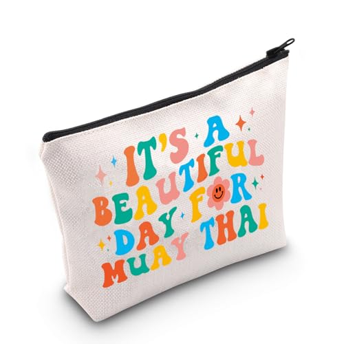 POFULL Muay Thai Makeup Bag Martial Arts Gift