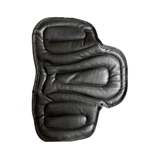 Tapis de selle en cuir microfibre noir pour vos sorties et entraînements