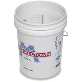 Marshalltown 5 Gallon Bucket, Single, Package with Lid Options, Durable 90 Mil Plastic, Made in The USA, 5G