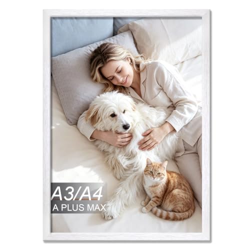 A3 Frame Wood-grain Engineered Wood Frame for 16.5'' x 11.7'' Picture, 1PCS