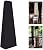 TIAQUN Patio Heater Cover,87 Inch Heavy Duty Waterproof & Dustproof Outdoor Garden Heater Cover Propane Outdoor Heaters Cover for Standing Heater Pyramid Torch Patio Heaters Outdoor Furniture.Black
