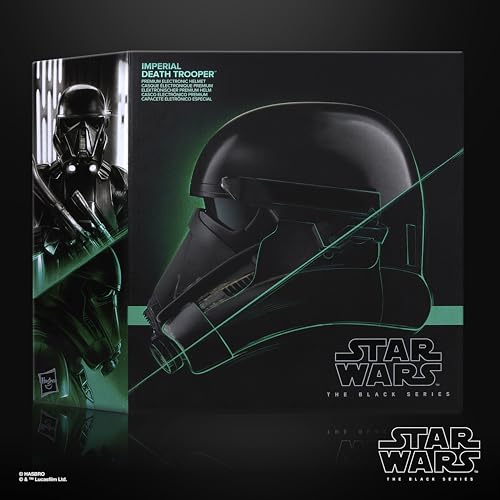 STAR WARS The Black Series Imperial Death Trooper Premium Electronic Helmet, Rogue One: A Story Roleplay Item for Ages 14 and Up2