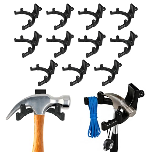 12pcs Storage Shed Hooks U Tool Hangers Compatible with Suncast/Craftsman