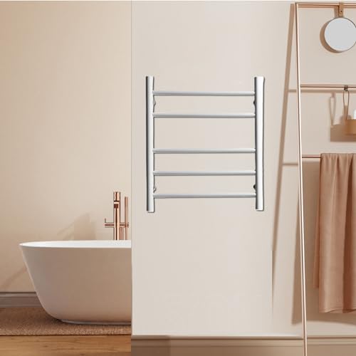 Sèche-serviettes électrique en acier inoxydable 304 durable et design épuré - 6