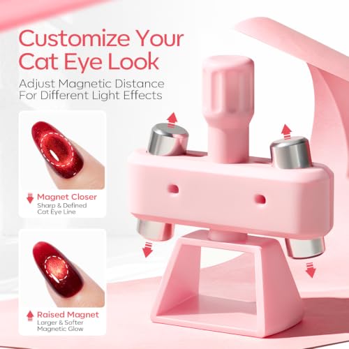 Image of modelones Cat Eye Magnet for Glass Bead Cateye Fall Gel Polish Nail Stuff