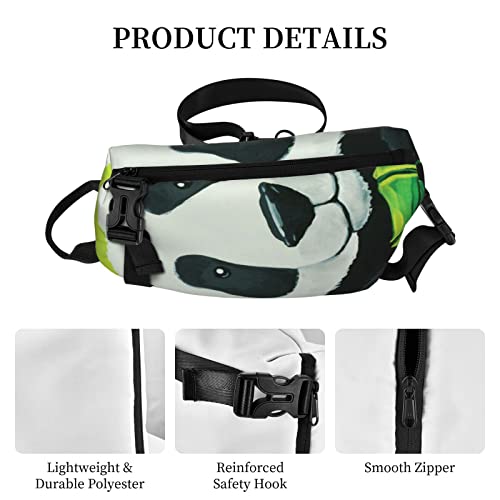 Sac à bandoulière multifonction Panda Bear noir taille unique - 6