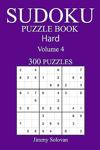 300 Hard Sudoku Puzzle Book: Volume 4