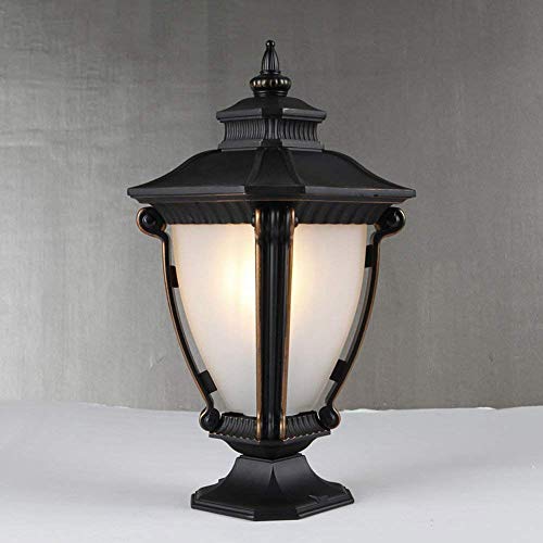Lanterne en verre et borne lumineuse d'extérieur design E27