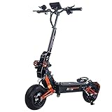 POWBEN Electric Scooter Adult,5000W Motor 35Ah Removable Battery E Scooter,43 Mph Top Speed Up to 74 Miles Electric Scooter,12' tire Portable Folding Commuting Kick Scooter