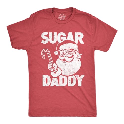 T-shirt amusant homme Sugar Daddy idéal soirée Noël et repas de famille rigolo