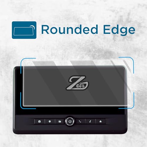 Image of ZEIR [2 PACK] Screen Protector For MAHINDRA THAR ROXX 2026 - AX3L, AX5L & AX7L - 10.25 Inch Infotianment & 10.25 Inch Instrument Cluster Touchscreen | TharRoxx Car Display Guard | 9H Hardness, Anti-Scratch & Water Resistant | HD Clarity MahindraThar Car Dashboard Accessory 2024-Running [Not Tempered Glass] (Thar R oxx [Info+Speedo])