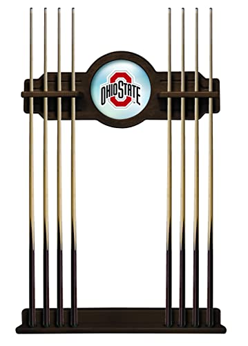 HBS Ohio State Cue Rack in Navajo Finish by Holland Bar Stool