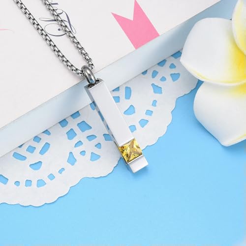Collier urne funéraire pendentif cube à porter au quotidien pour un doux hommage - 3