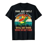 Turtle And Snail Running Team Retro Vintage Gifts