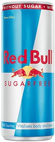 Red Bull Energy Drink, Sugarfree, 250 ml (4 Pack)