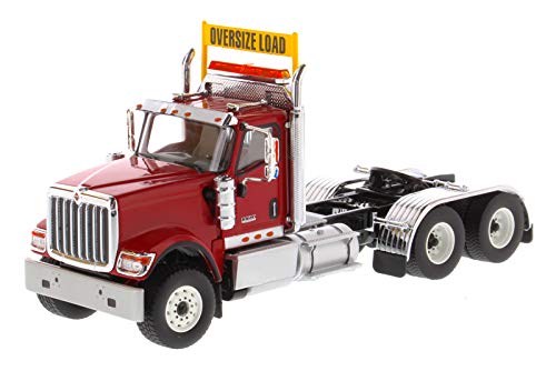 International HX520 Day Cab Tandem Tractor Red 1/50 Diecast Model by Diecast Masters 71002