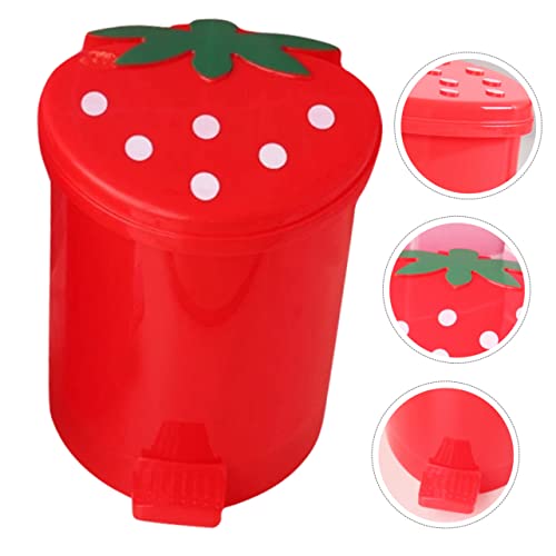 Image of Creative Cartoon Shaped Rubbish Bin Cute Wastebasket for Fun Desktop Trash Can for Kids Kawaii Garbage Can Convenient Trash Container for Car Bedroom