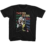 Twisted Sister American Heavy Metal Band Stay Hungry Black Youth T-Shirt Tee