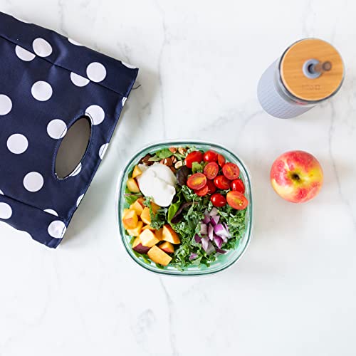 Ello Duraglass Food Storage Glass Lunch Bowl - Meal Prep Container With Silicone Sleeve And Airtight Lid, 5 Cup, Yucca #TOP4
