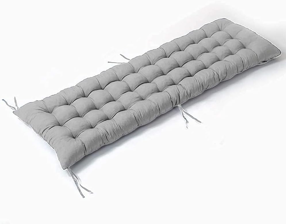 Outdoor Large Bench Cushion,Thick Rectangle Bench Cushion Pad for Chaise Swing,2 3 Seater Long Sofa Replacement Pad Garden Furniture Mattress Lounger Cushion Mat