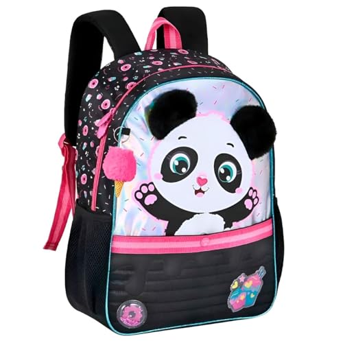 Genérico, Mochila Escolar Infantil Panda Feminina Para Menina Costas Escolar Viagem Passeio
