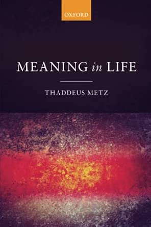 MEANING IN LIFE P: An Analytic Study Reprint Edition-Wow! eBook