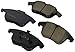 Akebono EUR1306 Euro Ultra Premium Ceramic Disc Brake Pad Kit