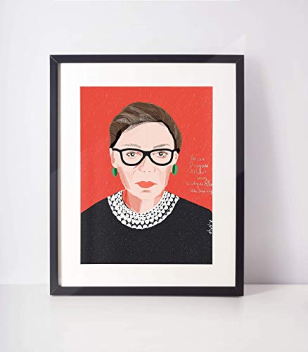 The Notorios RBG Ruth Bader Ready to frame Art Print for cubicle decor