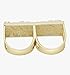 choebokdol two finger ring 14k gold plated brass material hip hop style trap house for men (8)
