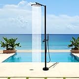 AYWSTC Freestanding Outdoor Shower - Outside Shower for Backyard Garden, Swimming Pool, Beach Courtyard - Outdoor Shower Kits with 10